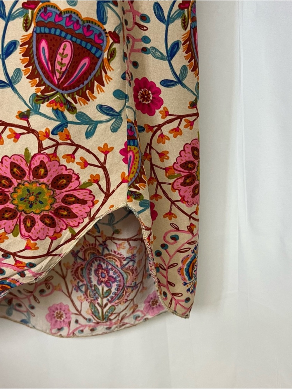 Natural Life Floral Ramona Sleeveless Top, Size XL Boho - Picture 6 of 11